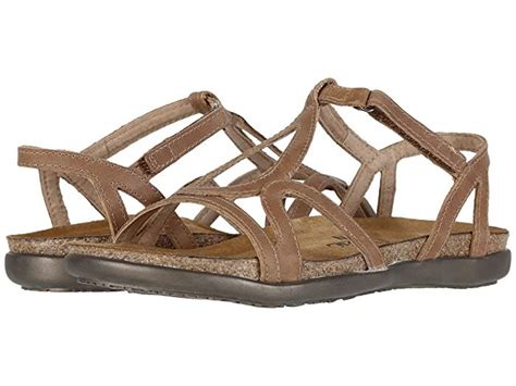 Naot Dorith Latte Brown Leather Womens Sandals The Dorith Sandal Is