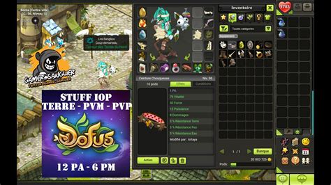 DOFUS TOUCH IOP 101 TERRE PANO 12PA 6PM ON ACHETE LA PANOPLIE