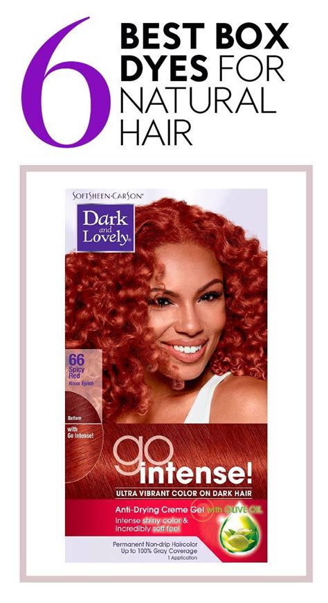 The 6 Best Box Dyes For Natural Hair Artofit