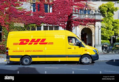 Dhl Van High Resolution Stock Photography And Images Alamy