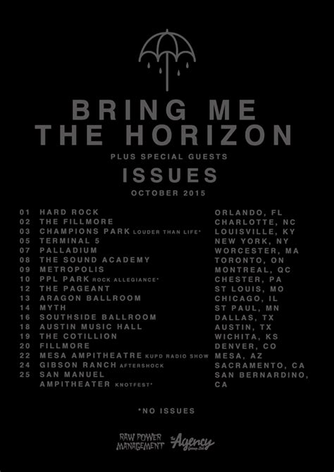 Bring Me The Horizon Announces North American Tour – Digital Tour Bus ...