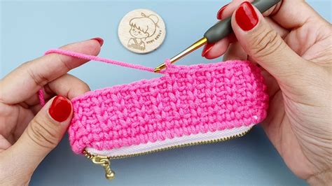 DIY Crochet Purse With Zipper With Easy Stitches ViVi Berry DIY YouTube