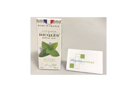 Alcool De Menthe Ricqles Flacon 50 Ml