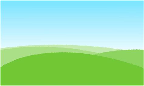 Grassy Hill With Green Grass Bush And Sky 8076310 Vector Art At Vecteezy