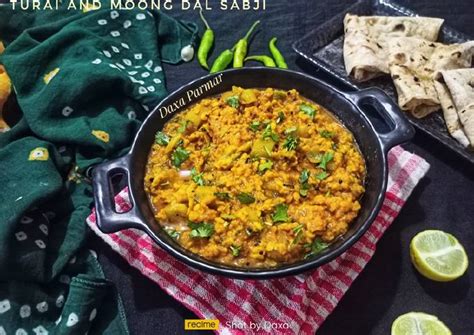 Turai And Moong Dal Sabji Recipe By Daxa Parmar Cookpad