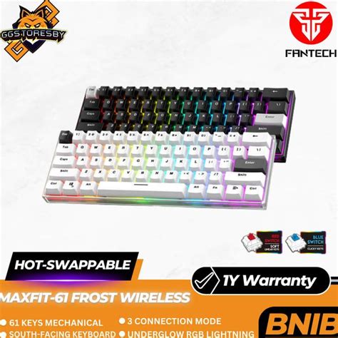 Jual FANTECH MAXFIT 61 FROST HOTSWAP WIRELESS Mechanical Gaming