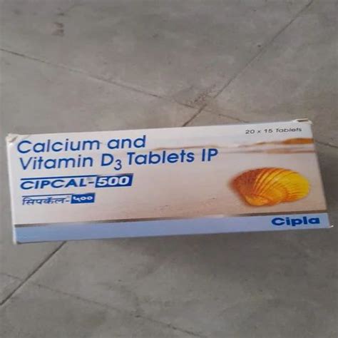 Cipcal 500mg Calcium Vitamin D3 Tablets At 95 Box Calcium And