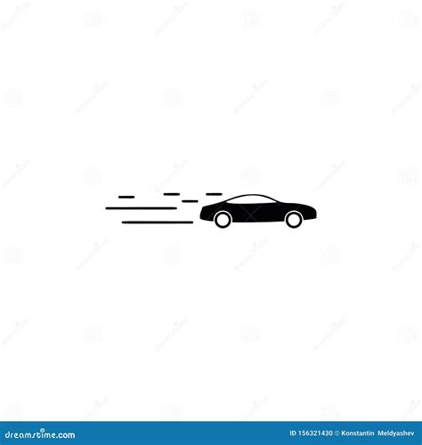 Car Speed Icon Simple Glyph Vector Of Universal Set Icons For Ui And