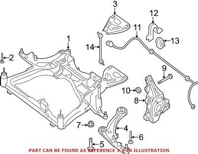 Genuine OEM Suspension Crossmember Stop Bolt For Nissan 54368JA010 EBay