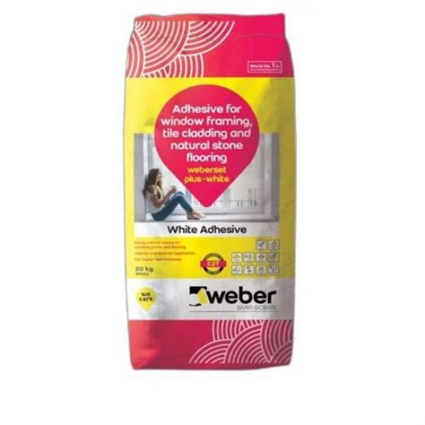 Weber Set Plus White Tile Adhesive 20 Kg Bag At Rs 950 In Karur ID