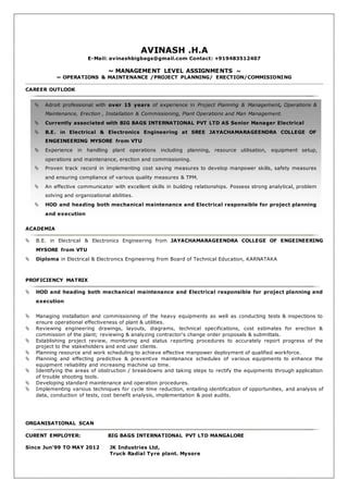 Resume Avinash 142015 PDF