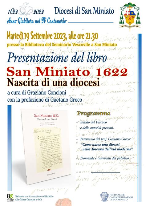 Presentazione Del Libro Nascita Di Una Diocesi Diocesi Di San Miniato