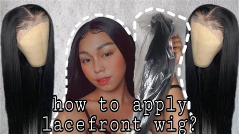 How To Apply Lace Front Wig For Beginnersval Penafiel Youtube