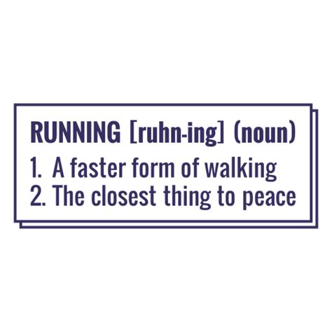 Running Definition Motivation Lettering Png And Svg Design For T Shirts