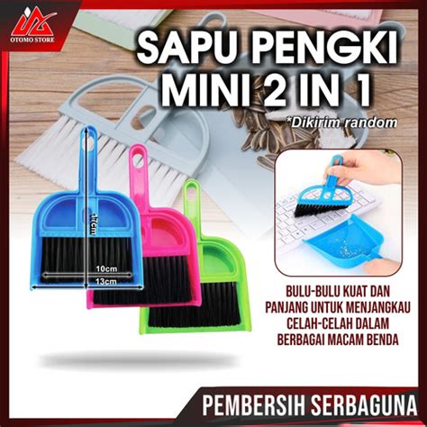 Promo SAPU PENGKI MINI Set Dustpan Serok Mini Pengki Kecil Serbaguna