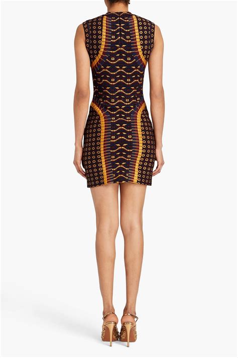 Ala A Metallic Jacquard Knit Mini Dress The Outnet