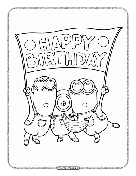 35 Minions Coloring Pages Free PDF Printables