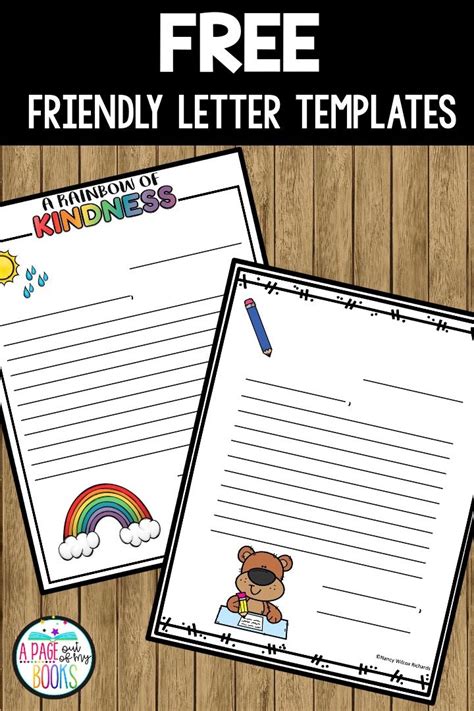 Free Friendly Letter Template Printable Templates Free