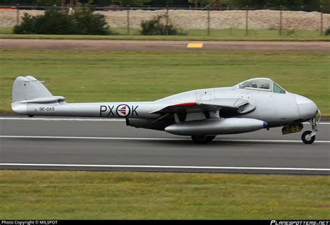 Se Dxs Private De Havilland Dh Vampire Photo By Brendon Attard Id