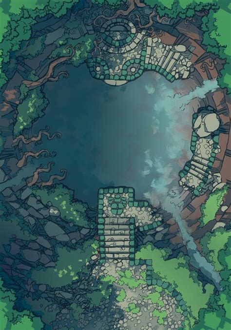 10 Encounters In The Jungle 2 Minute Tabletop Fantasy City Map Dnd World Map Fantasy World Map