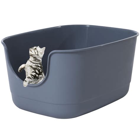 Gefryco Jumbo Cat Litter Box With High Sides Extra Large Litter Box For Muti Cats