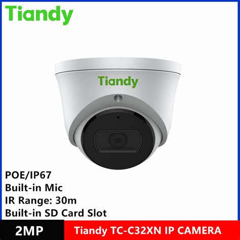 Original Tiandy Brand Tc C Xn Mp Ir Meter Ip Poe Support Tripwire