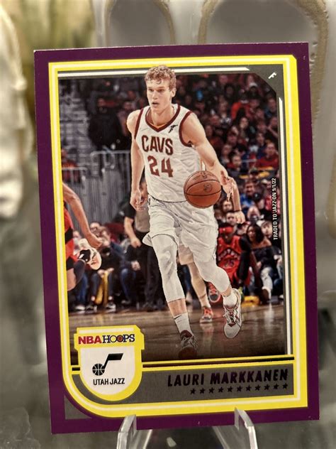 Panini Nba Hoops Purple Lauri Markkanen Ebay