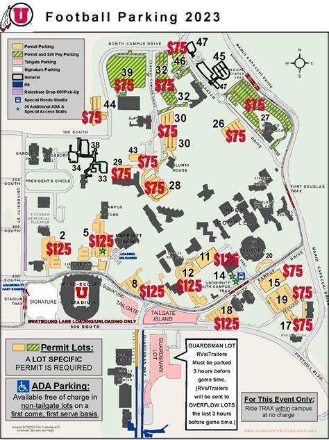 Clemson University Parking Map