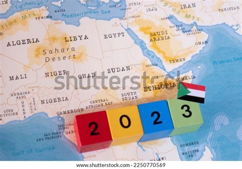 Map Flag Sudan Block 2023 Written Stock Photo 2250770569 | Shutterstock