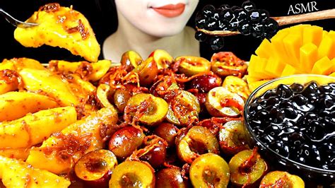 Asmr Mangga Plum Daging Sapi Kering Spicy Mango Plum Dried Beef