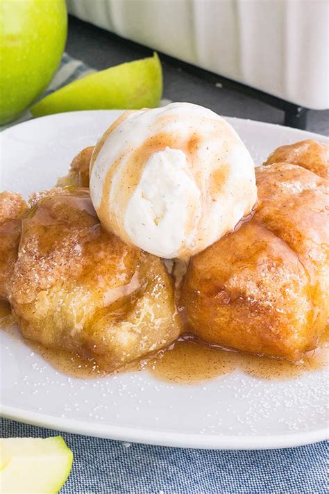 Easy Apple Dumplings with Crescent Rolls and Mountain Dew - Mighty Mrs | Super Easy Recipes