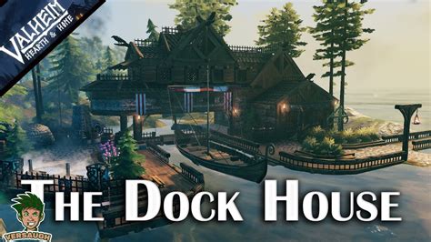 Valheim Medieval Dock House Building Ep 6 Season 2 Youtube