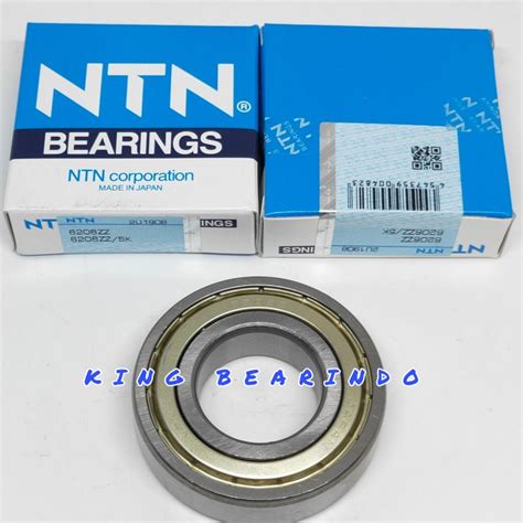 Jual BALL BEARING 6206 ZZ NTN 6206ZZ Jakarta Pusat KING BEARINDO