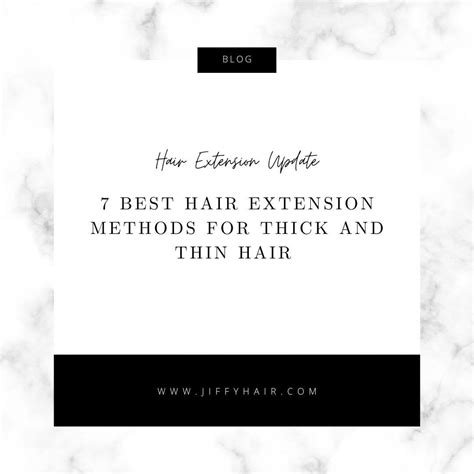 hair extension methods  thick  thin hair