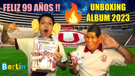 Álbum Universitario de Deportes 2023 de Berlín Unboxing con Edison