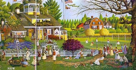 17 Best images about Americana-Charles Wysocki on Pinterest | Folk art ...