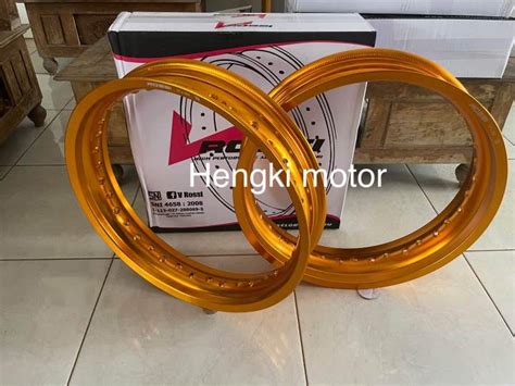 Velg Rossi Tapak Lebar Uk Ring Warna Gold Lazada Indonesia