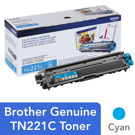 Brother Genuine Standard Yield Toner Cartridge Tn C Replacement