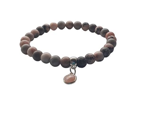 Pink Zebra Jasper Bracelet Sarah Jane Jewels