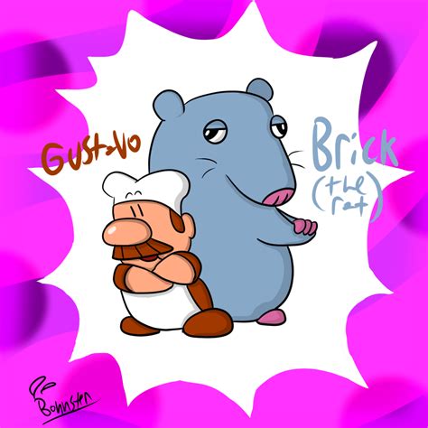 Gustavo and Brick (the rat) by Bonnster on Newgrounds