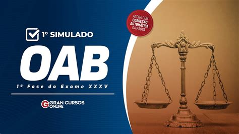 1ª fase OAB XXXV Correção do 1º simulado YouTube