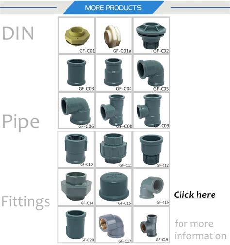 Schedule 40 Pvc Upvc Pipe Fittings Names Pvc Pressure Pipe Fittings ...