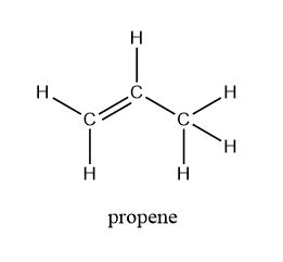 Write A Condensed Structural Formula For Propene Quizlet