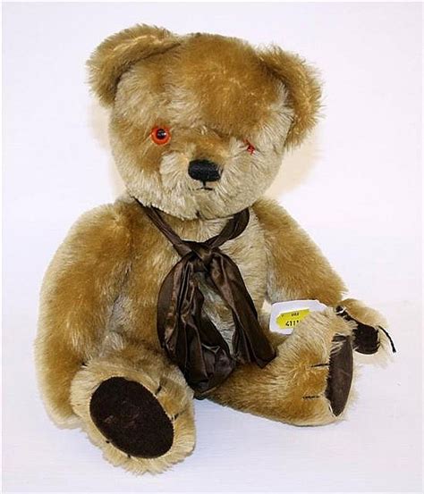 Lot A Chad Valley Golden Mohair Teddy Bear 1950s The Jointed Bear