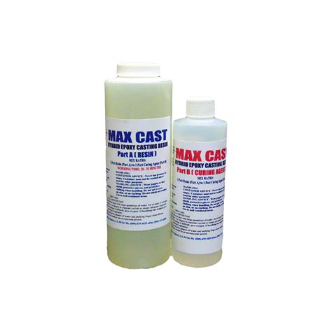 Max Cast 24 Oz Epoxy Resin For Super Flexible Tough High Elongation Clear Casting The Epoxy