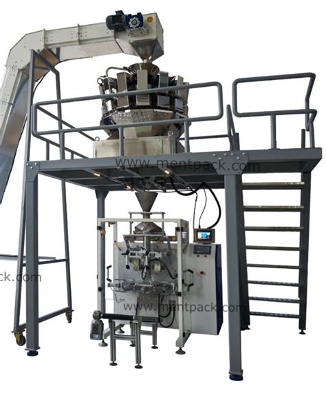 Multihead Weigher Vertical Form Fill Seal Machine Mentpack