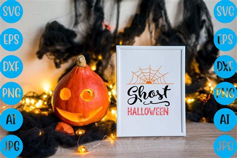 Ghost Halloween SVG Cutting File Graphic by Designpoint · Creative Fabrica