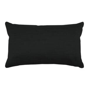 Coussin rectangulaire 30 x 50 cm Béa Noir Déco textile Eminza