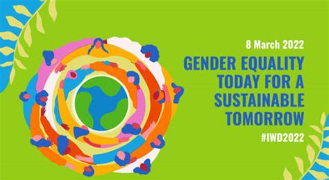 World Womens Day 2022 Stands For Sustainable Climate And Gender