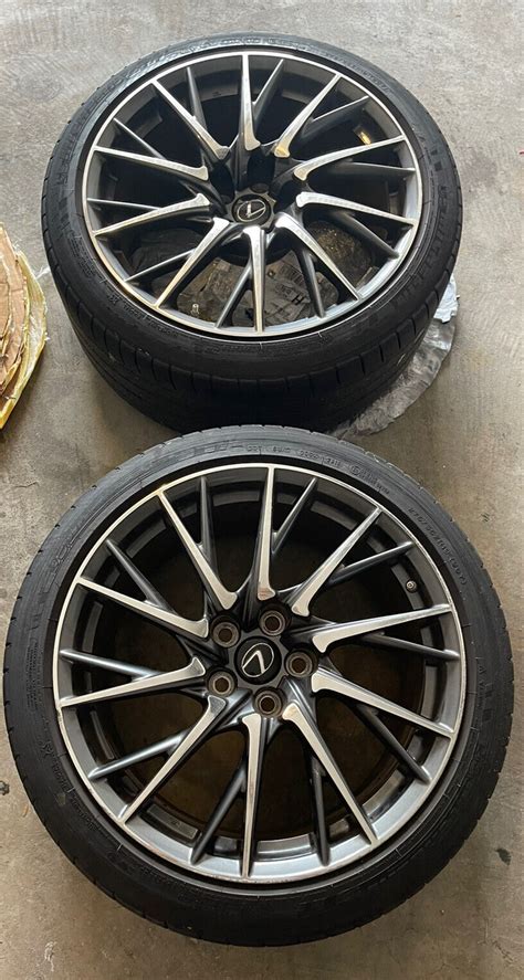 Set Of 19 Lexus Rc F Rcf 2015 2023 Oem Factory Rear Rim Wheel Wheels 19x10 Ebay